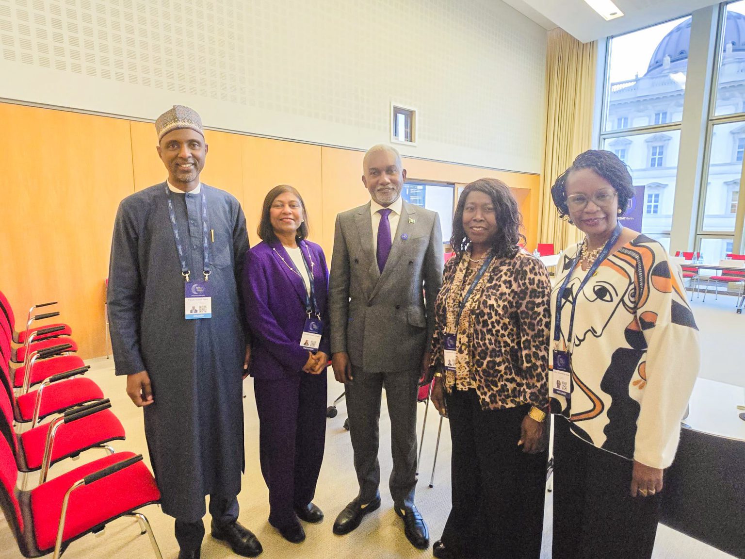 Nigeria’s Foreign Affairs Minister, Hon. Yusuf Maitama Tuggar, during a panel session at the Berlin Global Dialogue in Germany.